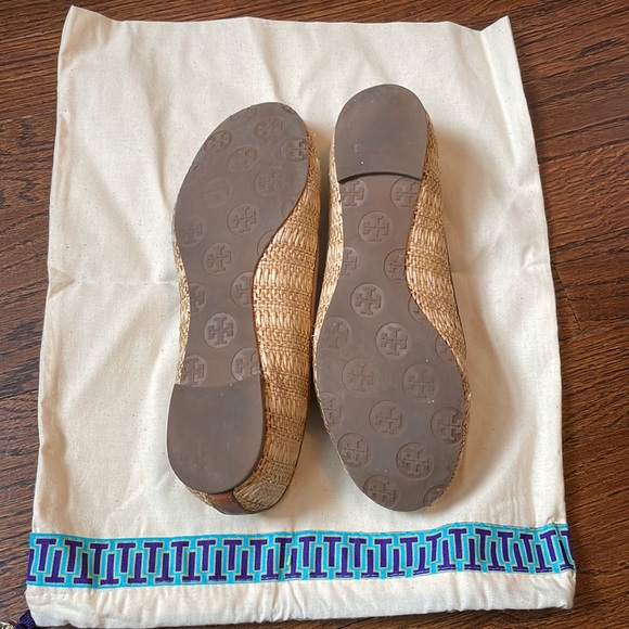 Signature Tory Burch straw ballet flat - Picture 2 of 2